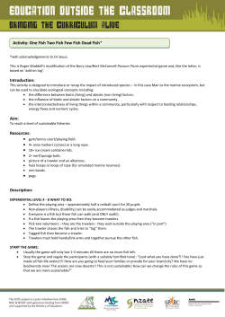 One Fish Two Fish Few Fish Dead Fish