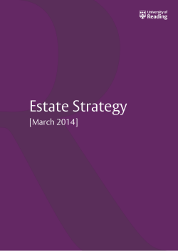Estate Strategy - University of Reading