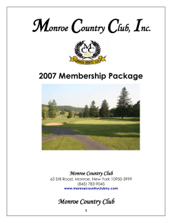 Family - Monroe Country Club