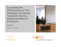 Evaluating the Effectiveness of Two Strategies to Improve