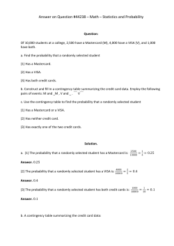 Answer on Question #44238 &ndash; Math &ndash; Statistics and Probability