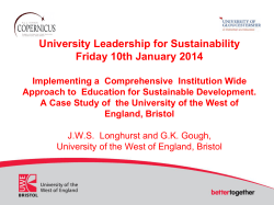 QAA -HEA Education for Sustainable Development Guidance