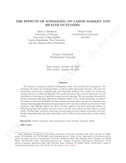 Education and Health