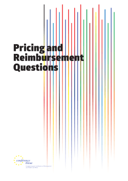 Pricing and Reimbursement Questions
