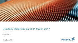 Quarterly statement as at 31 March 2017