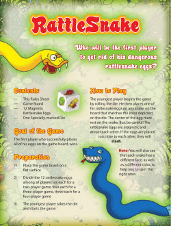 Contents Goal of the Game Preparation How to Play Who will be the