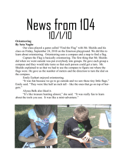 Orienteering By Seta Nagbe Our class played a game called &ldquo;Find