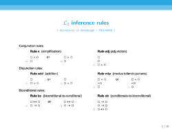 L2 inference rules .1in