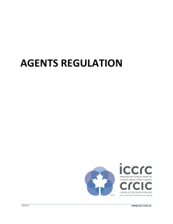 Agents Regulation