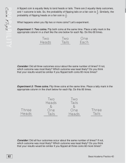 PROBABILITYCoin Flips