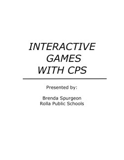 interactive games with cps