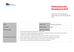 Newsletter - dandenong high school