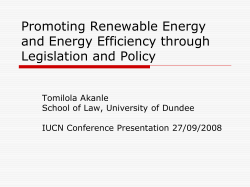 Implementation of the Clean Development Mechanism in Africa