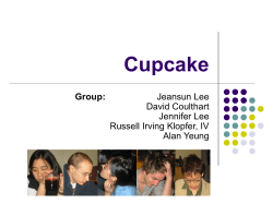 Structure of Cupcake