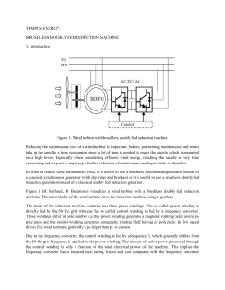 Brushless doubly fed induction generator