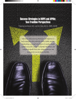 Success Strategies in MIPS and APMs: Two Frontline Perspectives