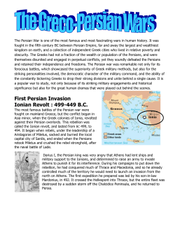 Persian War Aftermath : 479-450