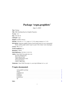 Package `ergm.graphlets`