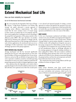 Extend Mechanical Seal Life
