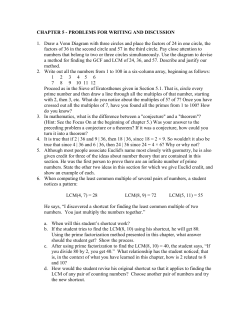CHAPTER 5 - PROBLEMS FOR WRITING AND DISCUSSION Draw