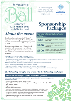 Sponsorship Packages