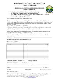 EAST GRINSTEAD TARGET SHOOTING CLUB