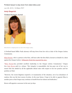 Elise Dozono steps down as Lottery Chair