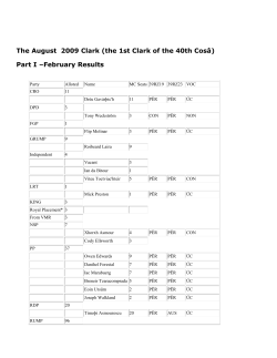 The August 2009 Clark - The Kingdom of Talossa