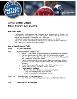 Player Communication for All Star Softball Classic