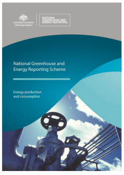 NGER Energy production and consumption