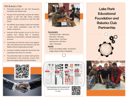 Lake Park Educational Foundation and Robotics Club Partnership