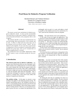 Proof Reuse for Deductive Program Verification