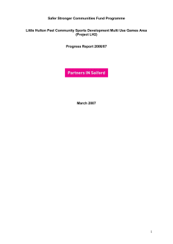 Peel Community Sports Development Multi Use Games Area