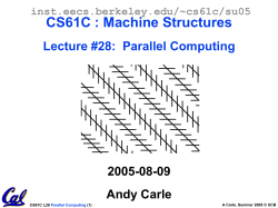 CS61C - Lecture 13 - Inst.eecs.berkeley.edu