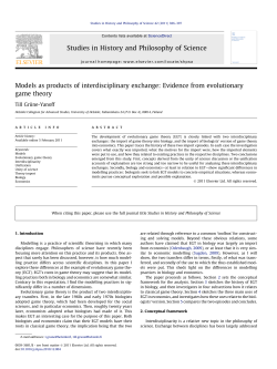 Evidence from evolutionary game theory