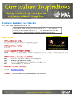 Curriculum Burst 132: Selecting digits