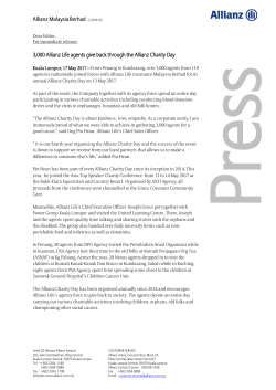3000 Allianz Life agents give back through the