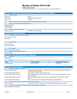 Muriate of Potash STD 0-0-60