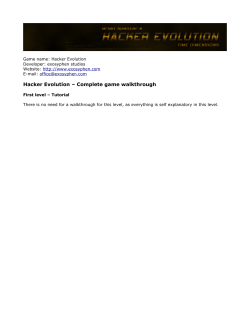 Hacker Evolution &ndash; Complete game walkthrough