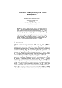 A Framework for Programming with Module Consequences