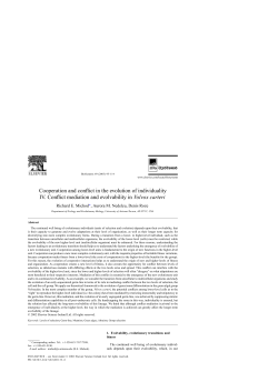Cooperation and conflict in the evolution of individuality IV. Conflict