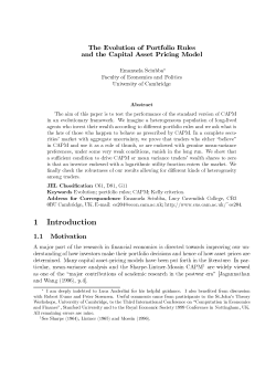 I Introduction - Faculty of Economics