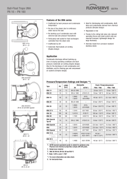 Ball-Float Traps UNA PN 1 &ndash; PN 1 0