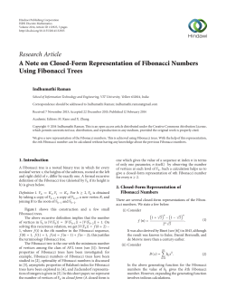 A Note on Closed-Form Representation of Fibonacci Numbers
