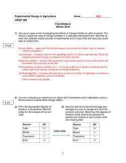 III - Crop and Soil Science
