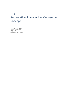 The Aeronautical Information Management Concept