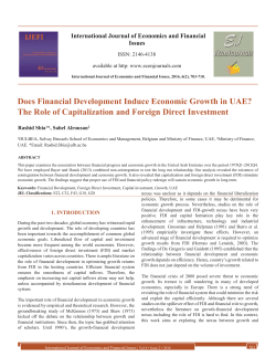 (2009), Financial development and economic growth: Literature