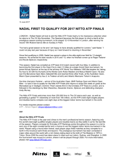 nadal first to qualify for 2017 nitto atp finals