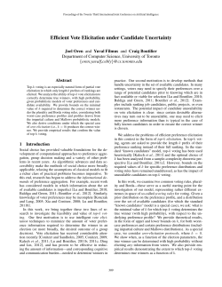 Efficient Vote Elicitation under Candidate Uncertainty