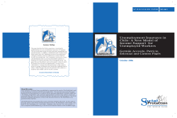 Unemployment Insurance in Chile: A New